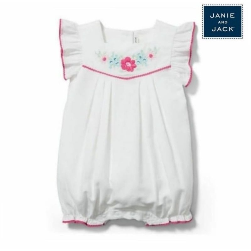 Janie & Jack - Jumpsuit Romper Anak Bayi Laki Perempuan | Size 0, 3, 6 bulan-Athena