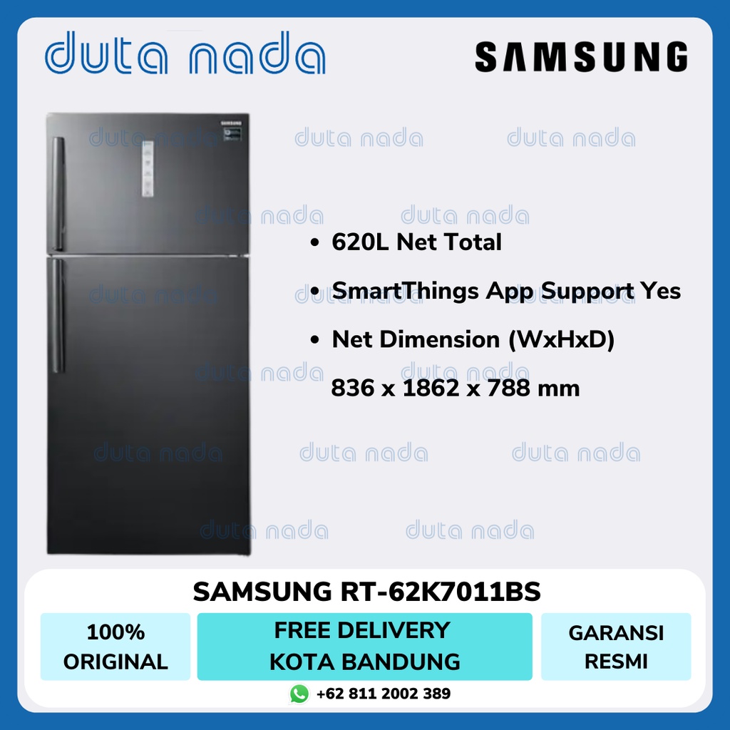 SAMSUNG Kulkas 2 Pintu 62K7011BS/ RT62K7011BS/ RT-62K7011BS