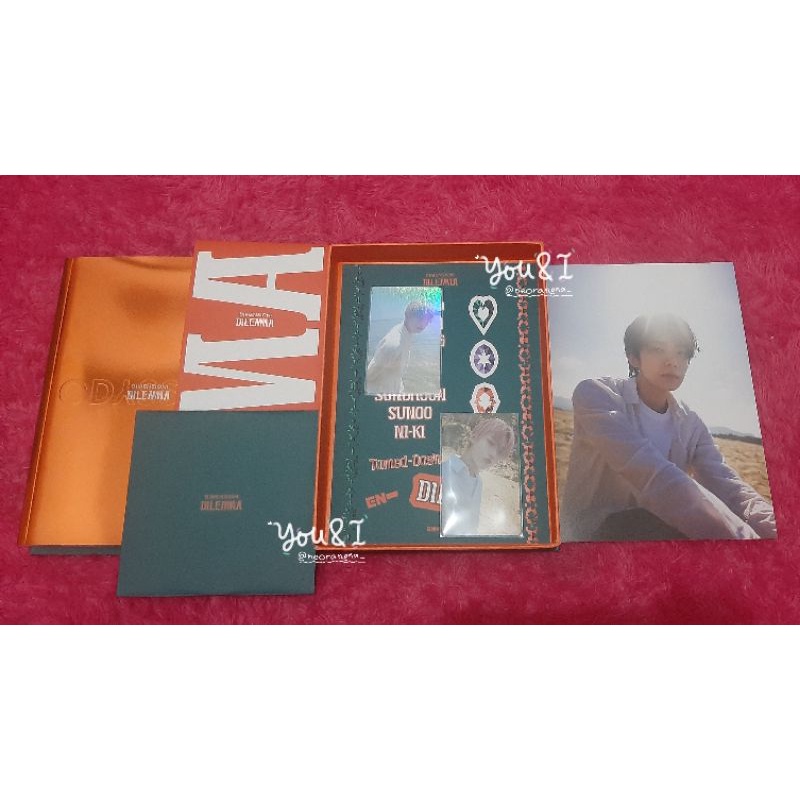 Album ENHYPEN Odysseus version PC sunoo Selca Holo mini poster heeseung atau album only