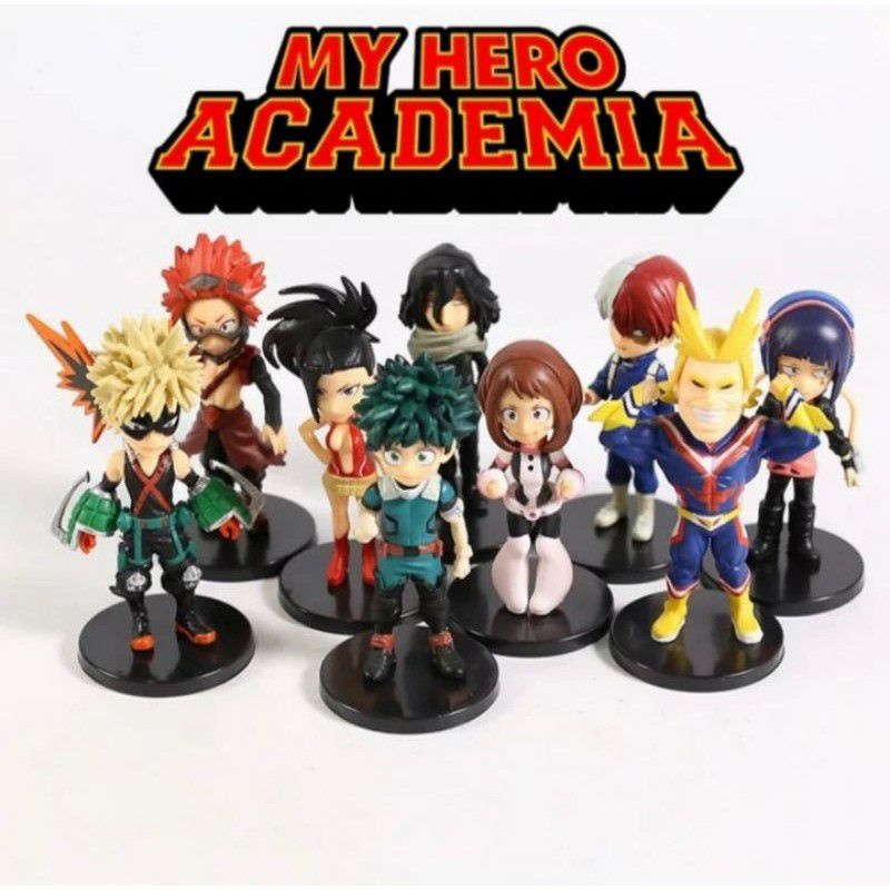 (BISA COD) ACTION FIGURE BOKU NO HERO ACADEMIA MIDORIA BOKUGO ALL MIGHT TODOROKI