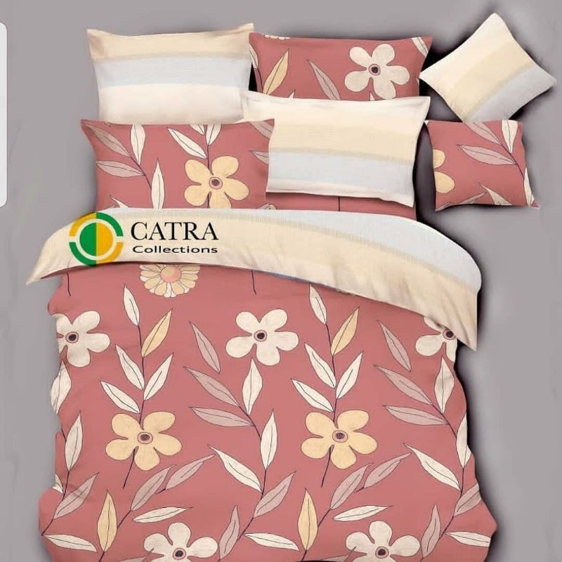 Bed Cover Sprei Katun Catra 180 x 200cm King Size nomor 1