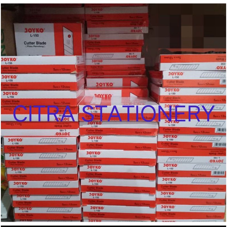 

Isi Cutter Besar L 150 Joyko ( Harga per pack isi 12 tube )