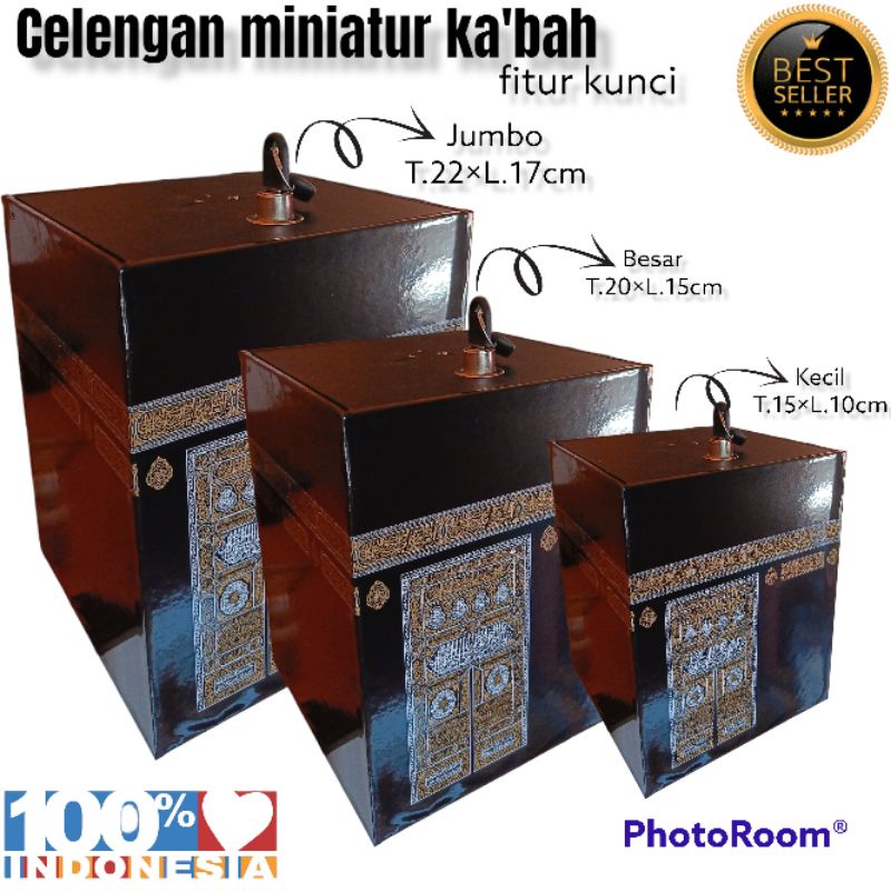 Celengan kabah kakbah ka'bah Celengan kabah kunci SOUVENIR HAJI & UMROH
