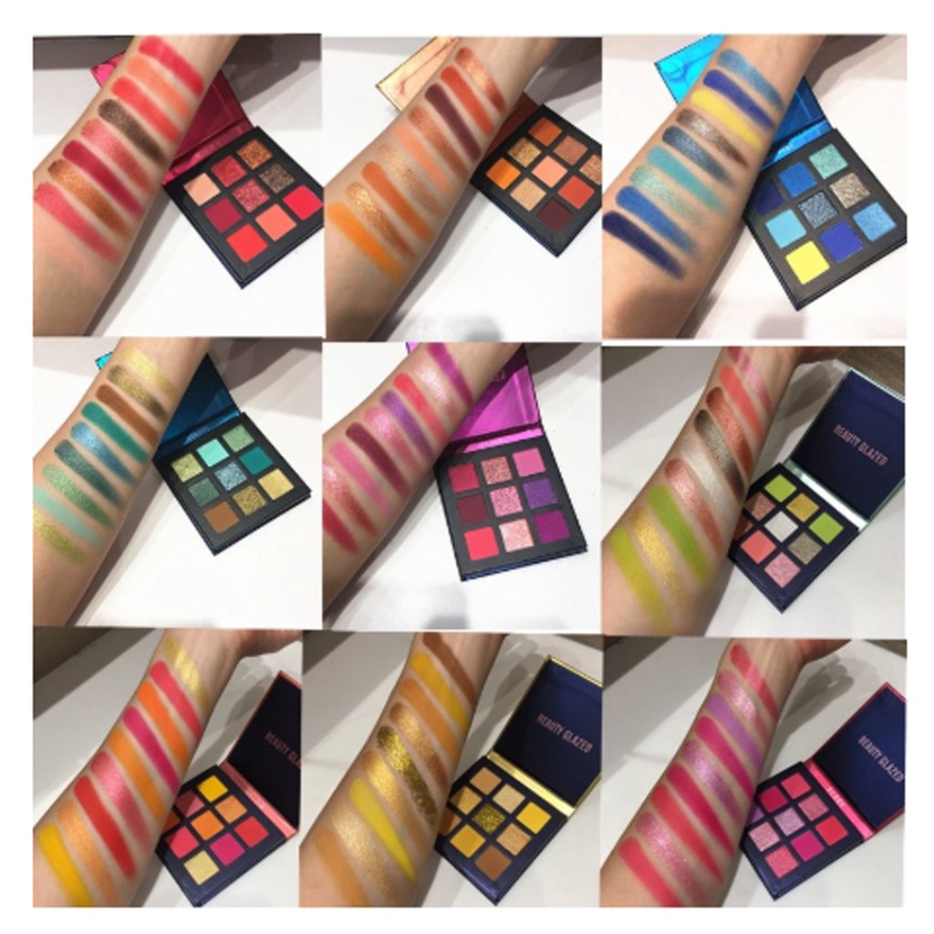 Beauty Glazed Eyeshadow 9 Colors Eyeshadow Beauty Glazed Eyeshadow Palette Beauty Glazed Eyeshadow Pallete Beauty Glazed Eyeshadow Glitter Palette Beauty Glazed