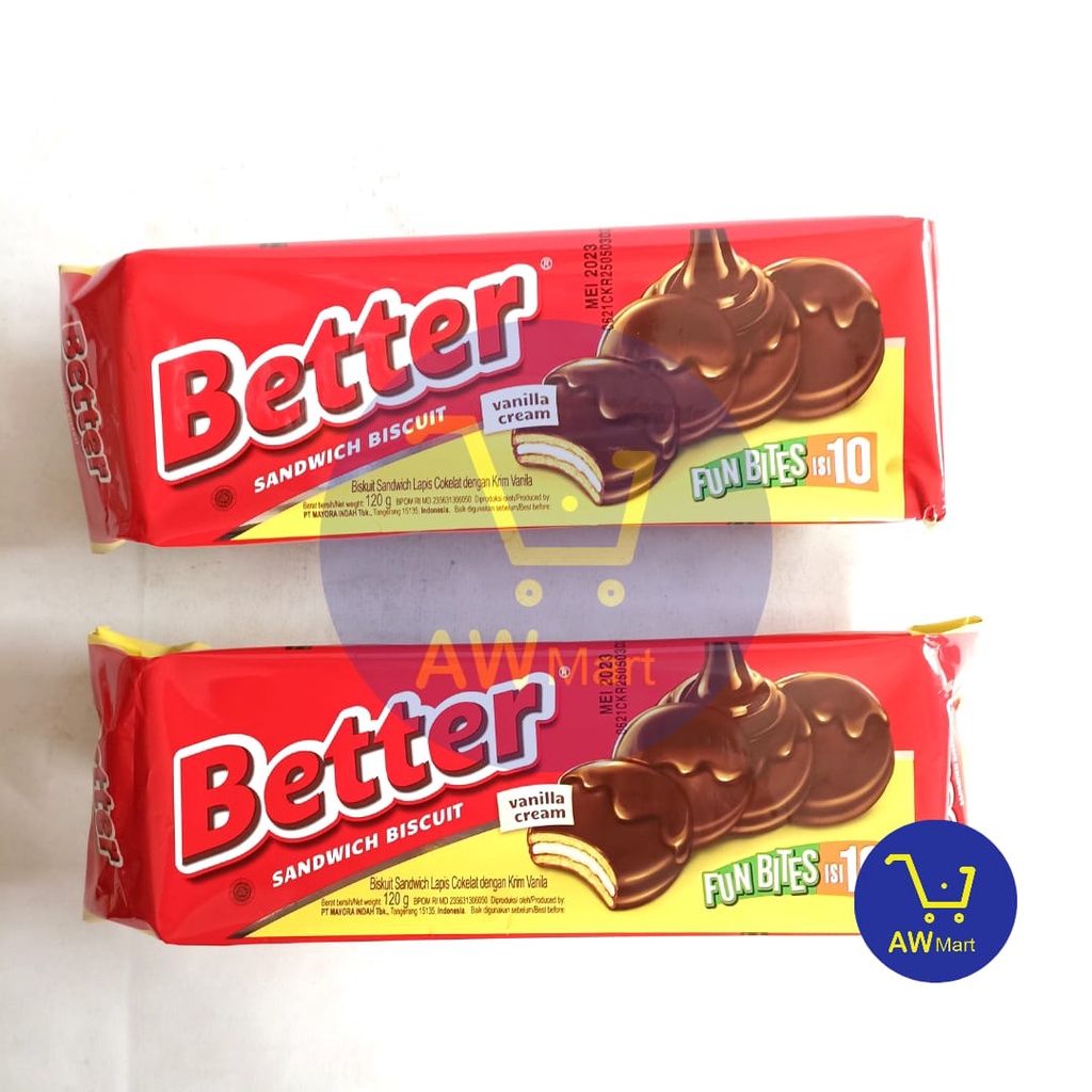 BISKUIT BETTER 100 GRAM ISI 10