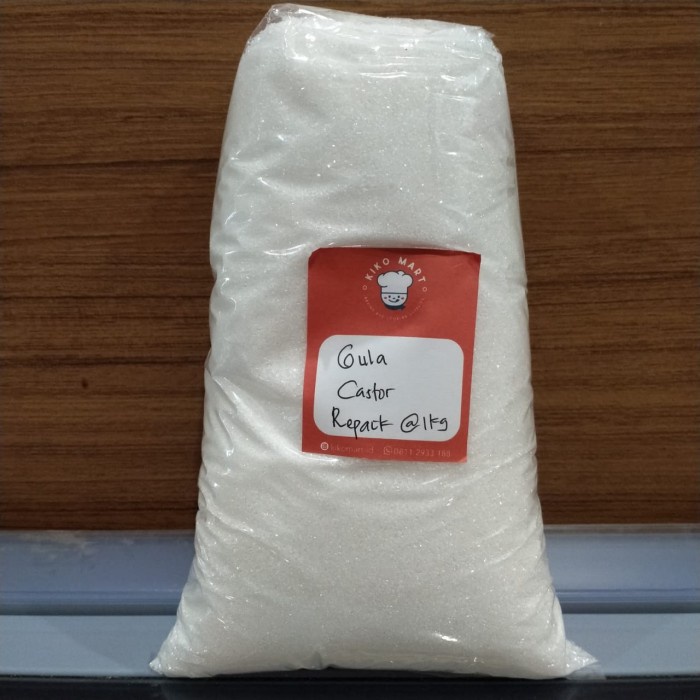 

CASTOR / CASTER SUGAR / GULA REFINASI / GRANULATED SUGAR - 1KG