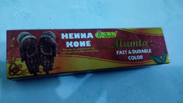 Henna maroon/ hitam Pasta mumtaz k-veda/ hena maron 30gr (baca diskripsi)