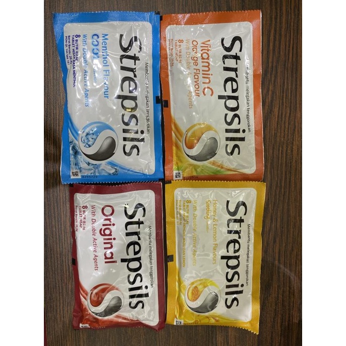 

+%+%+%] Strepsils Permen - Sachets