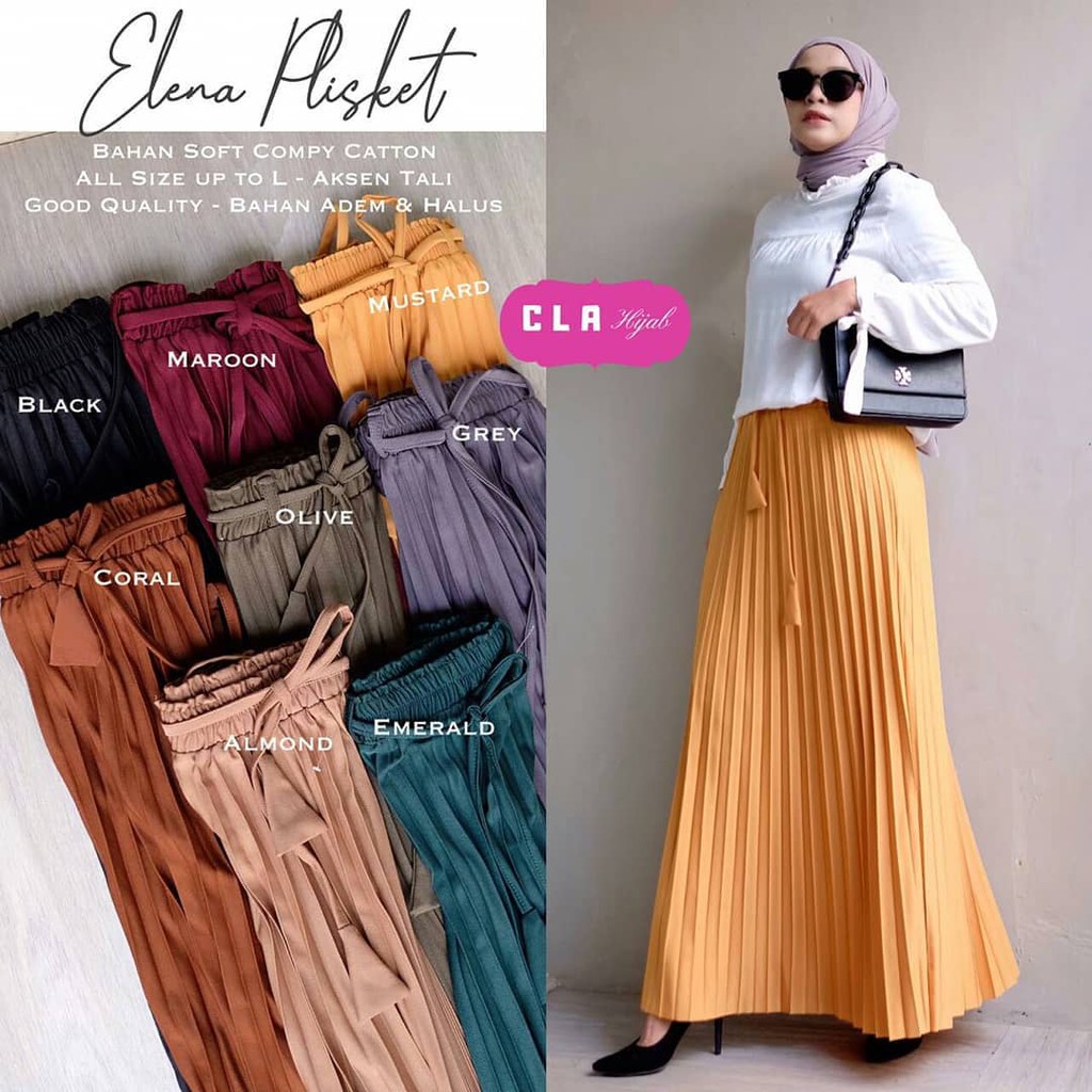 Rok Plisket Sambung Premium 1 kg muat 4 Pcs