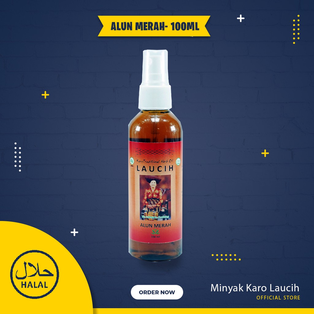 

Minyak Karo Asli Medan Tradisional Karo Laucih Alun Merah 100mL