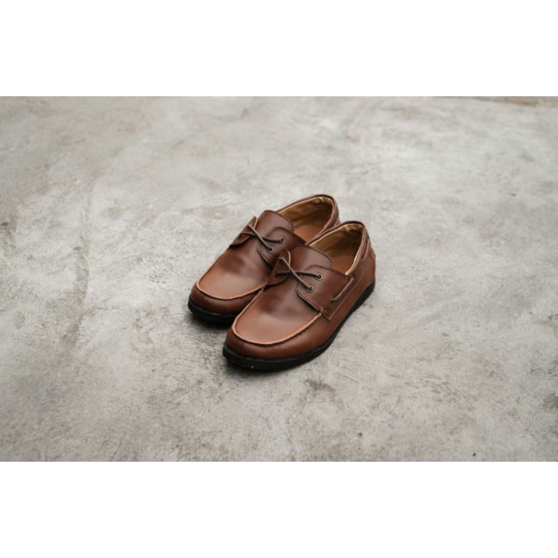 VALIANT BROWN |WOLF x HEROES| Sepatu Formal Vintage Klasik Sporty Pria/Cowok/Men - Derby Zapat