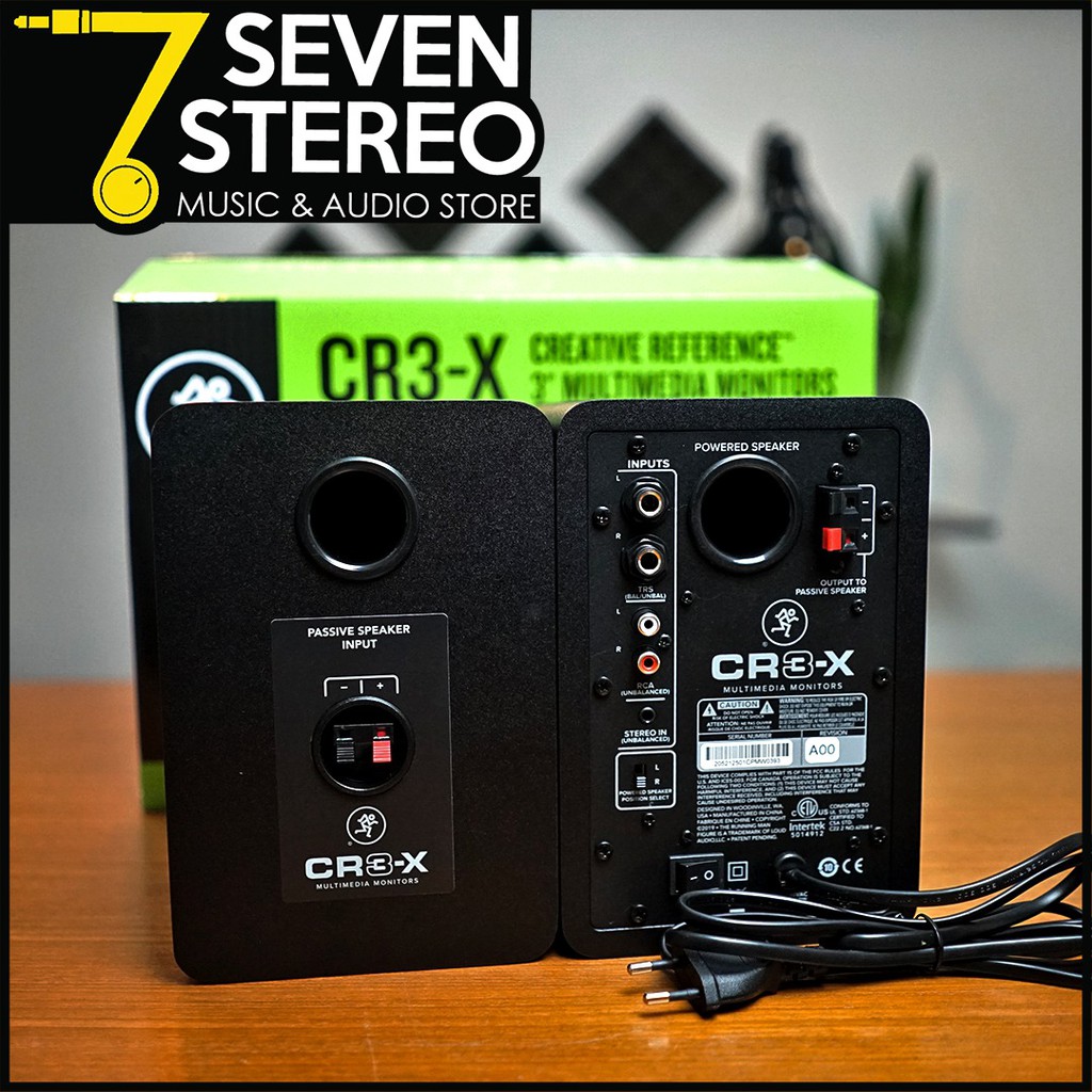 Mackie CR3X Creative Speaker Monitor Recording
