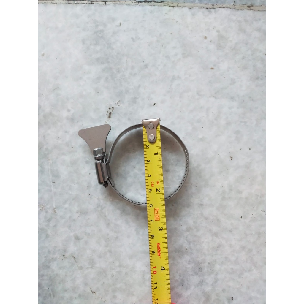 Klem Selang Pipa 40mm-63mm 2&quot; Stainless Gagang Klem Air Selang 2inch