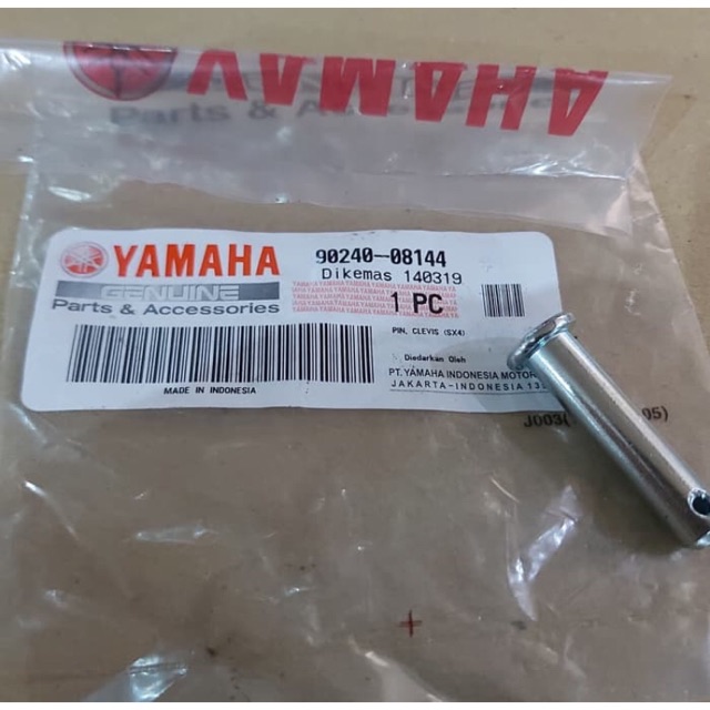 PEN PIN FOOTSTEP INJAKAN KAKI BELAKANG VIXION ASLI ORI YAMAHA 90240 08144