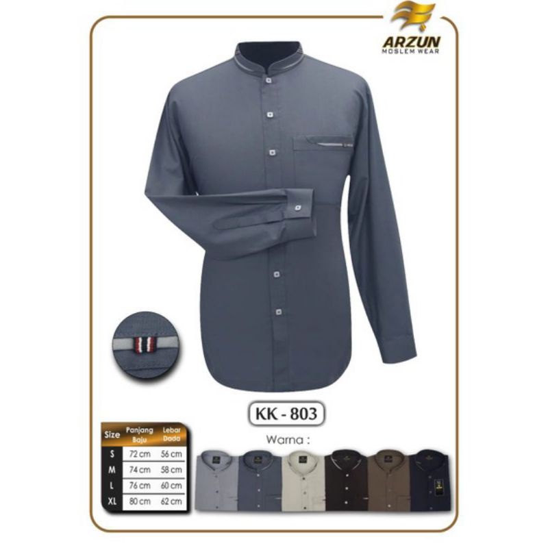 koko AR ZUN K803A ,koko terbaru dan terlaris,modern , baju muslim arzun