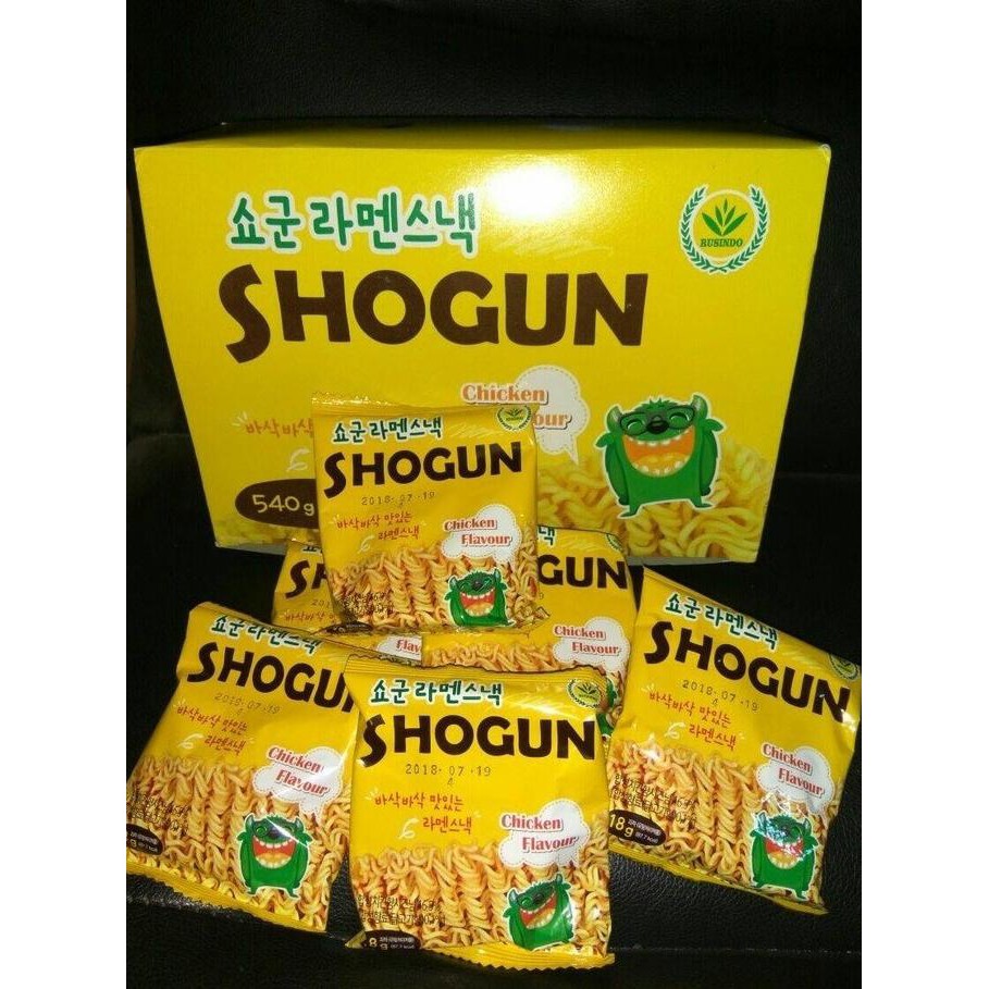 

Best Seller Ready! snack mie korea shogun isi 30 pcs - chicken flavour