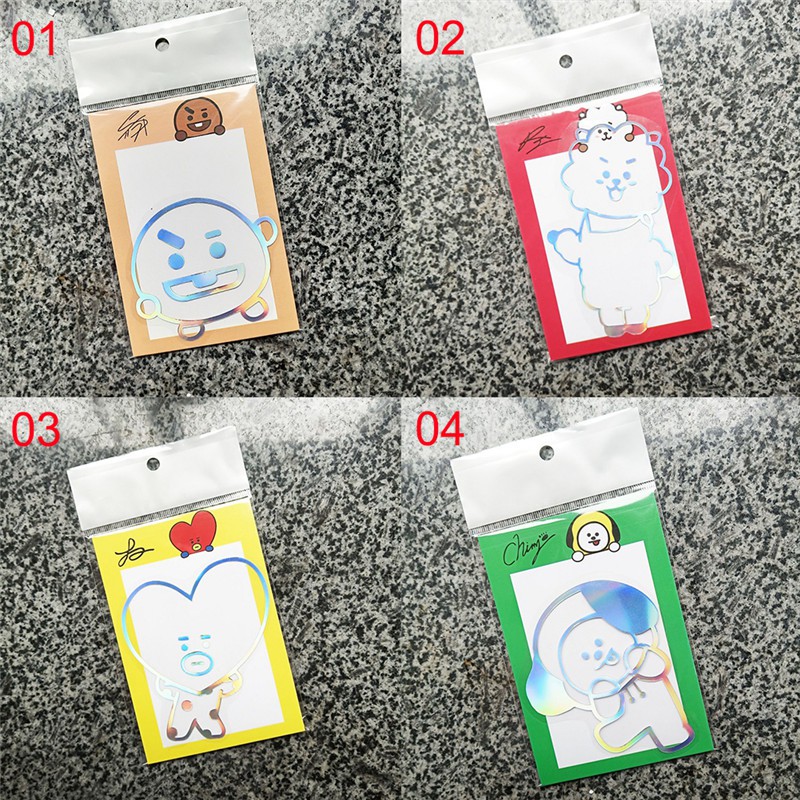 KPOP BTS Stiker J-HOPE JIMIN V JIN untuk Telepon Dinding dengan Bahan Mudah Dilepas Gambar Kartun