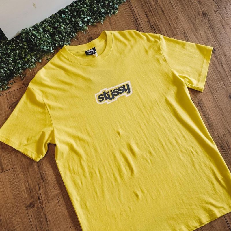 Stussy Dropped U SS Tshirt Yellow