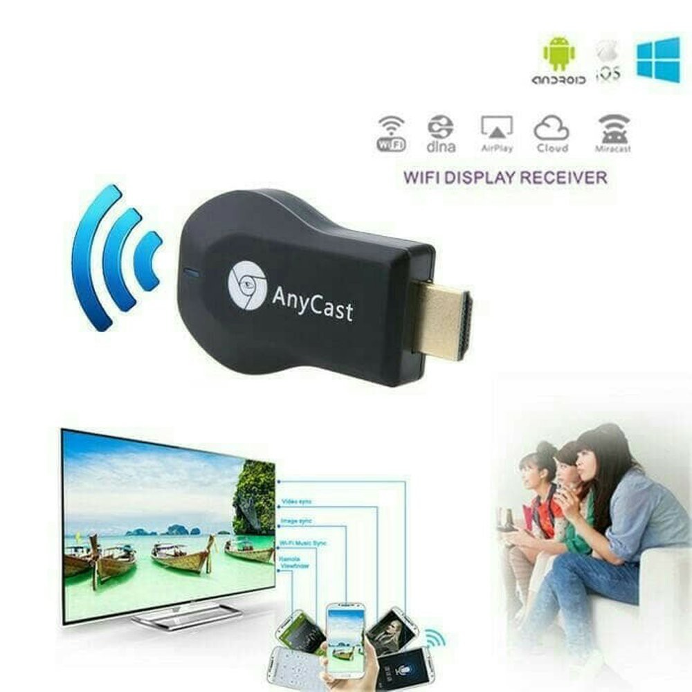 Hdmi dongle anycast usb dongle Receiver tv display wifi mirorring  anycast m2 layar hp