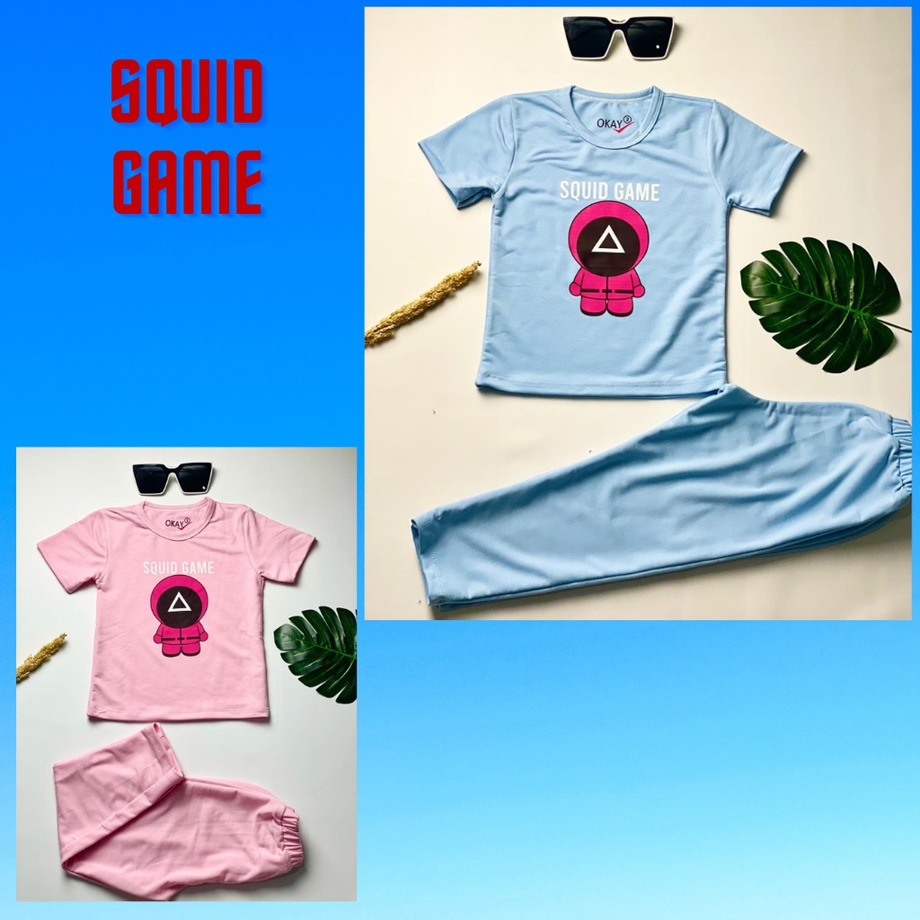Baju Setelan Anak - Squid Game