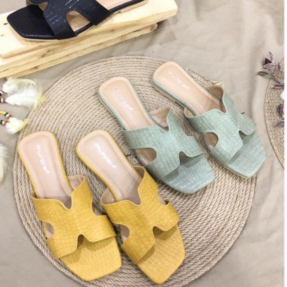 TEPLEK PURPLE TERBARU 107 | SENDAL WANITA | ZARA