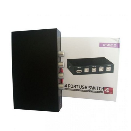 Data Switch USB/Manual Switch Printer 4port