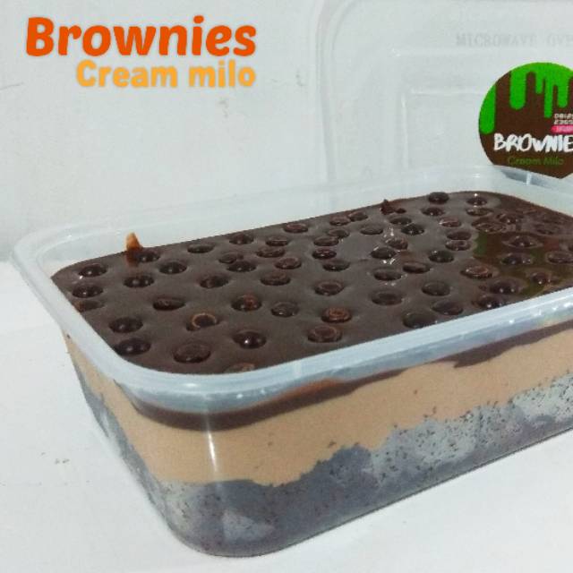 

Dessert Box Brownies Cream Milo