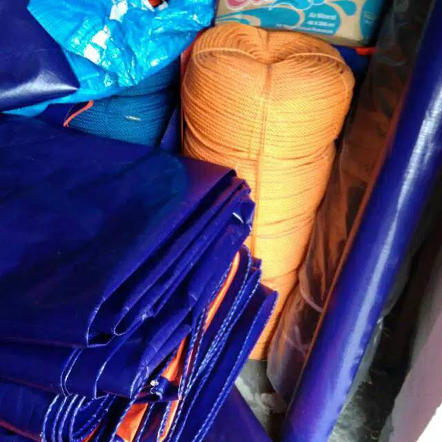 Terpal  4x4 meter terpal Plastik Korea A12  Ukuran 4x4