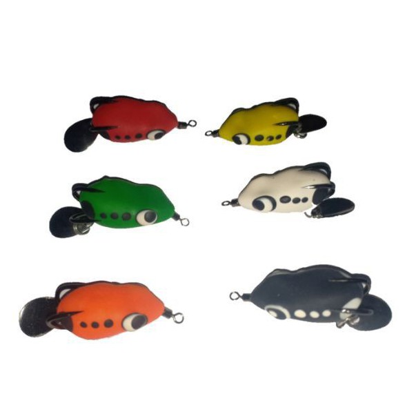 kodok mini soft frog 3 cm