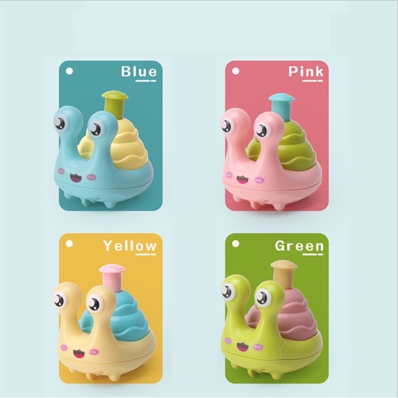 Mainan siput berjalan / Happy snail Momotoys