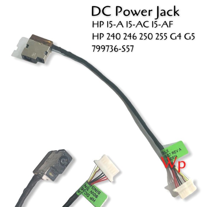 DC Power Jack Kable HP 15-A M16-P 15-AC M6-P113DX 15-AF 799736-S57