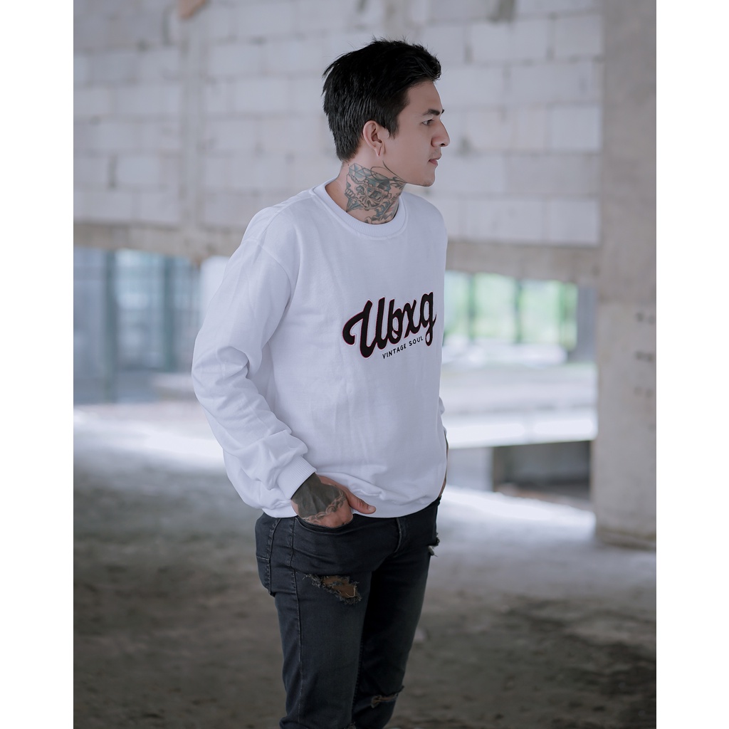 VINTAGE SOUL SWEATER UNBOXING PUTIH //SWEATSHIRT CRAWNECK BORDIR ORIGINAL