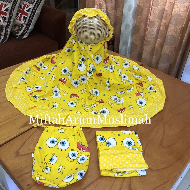 Mukena anak 2-3th motif kartun