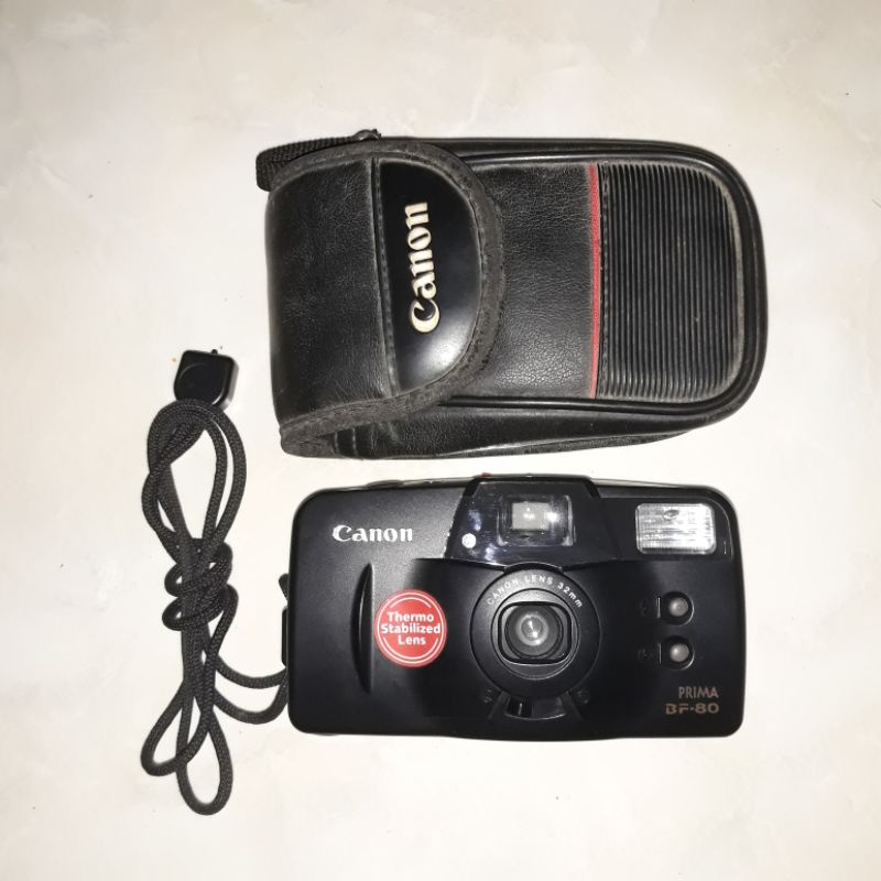 kamera analog Canon prima bf80 Black Edition like new
