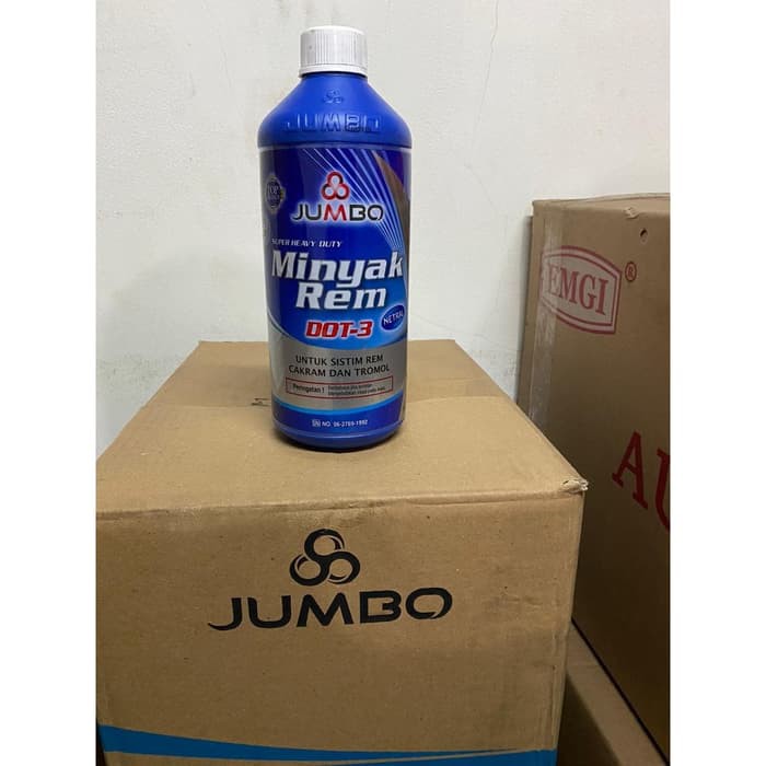 Jual Jumbo BF DOT-3 Netral - Minyak Rem Jumbo Putih 946 Ml | Shopee ...