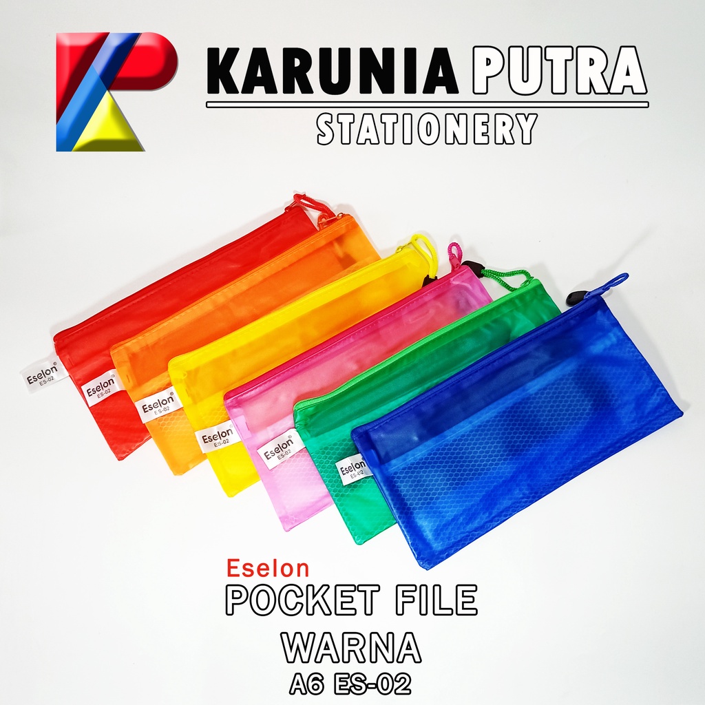 

Pocket File Tempat alat tulis Eselon A6 Warna ES02