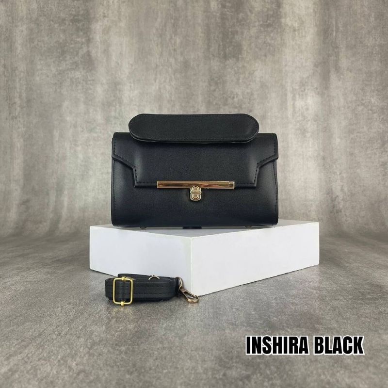 TAS SELEMPANG INSHIRA BLACK dan COKLAT SUSU