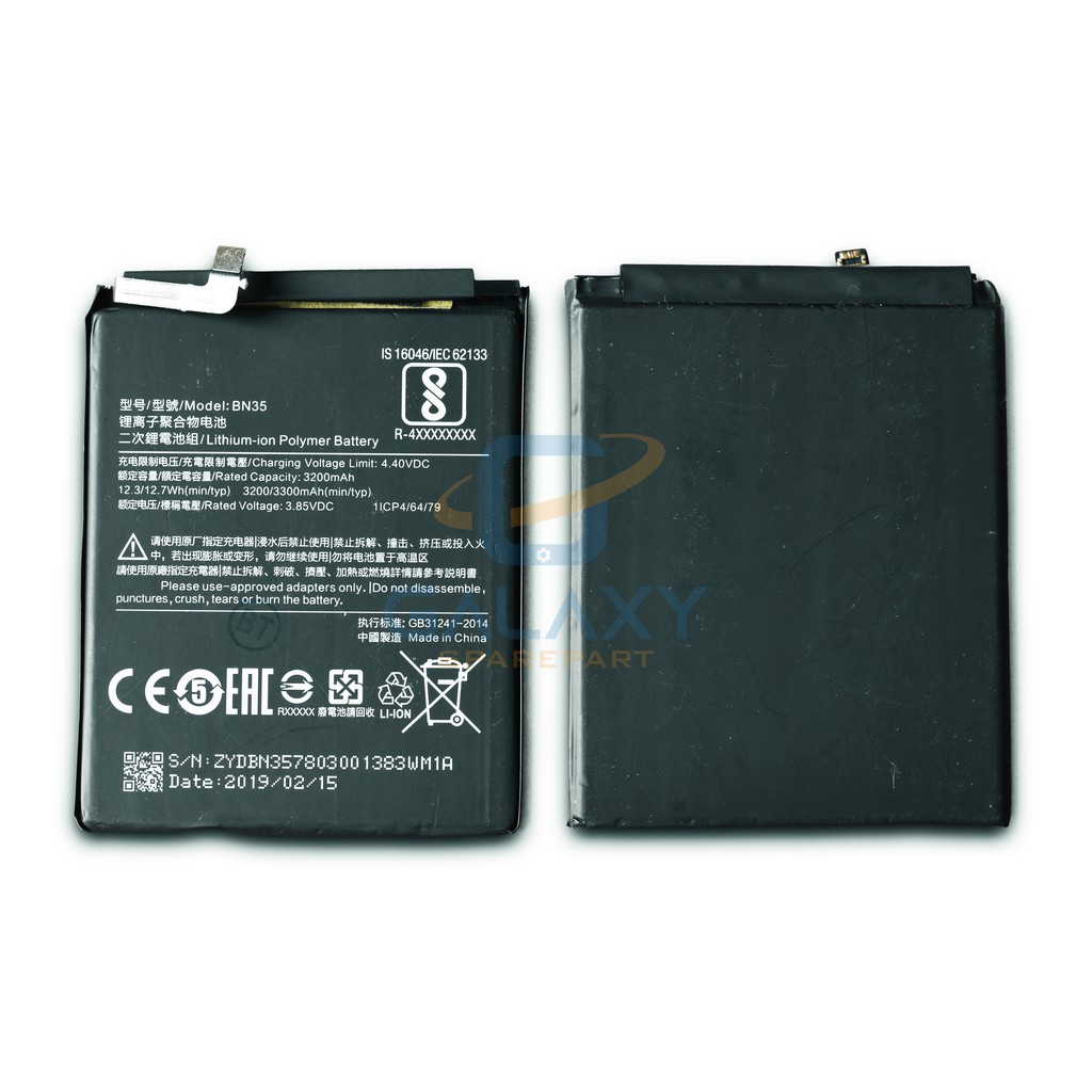 BATRE - BATERE - BATERAI XIAOMI REDMI 5 / REDMI 5 BN35 / BATRE XIAOMI REDMI 5/REDMI 5 BN-35 ORIGINAL