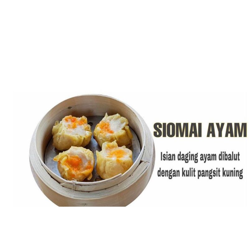 

siomay ayam udang dan rumput laut