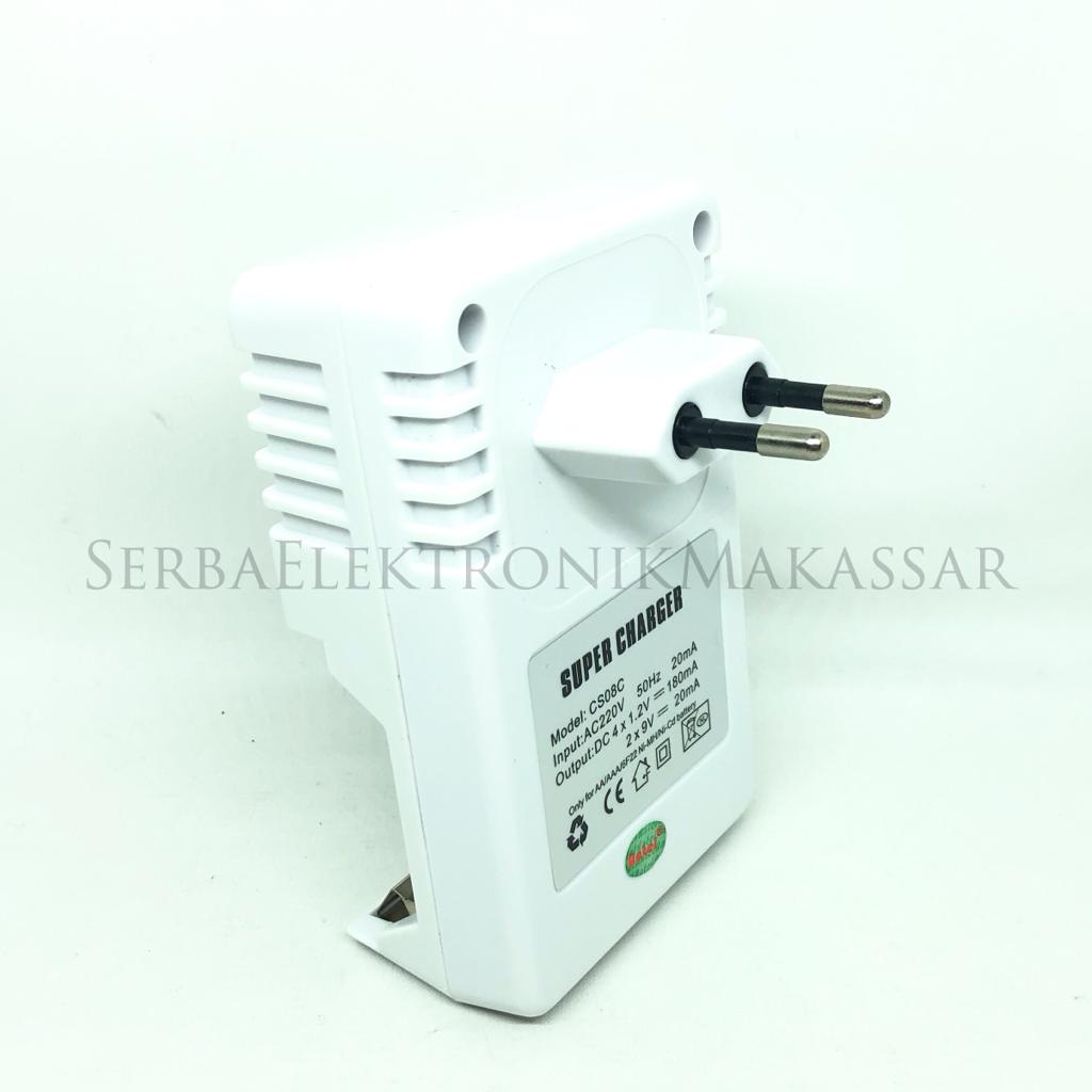 Charger Baterai AA AAA 9V 4slot Antel CS08C
