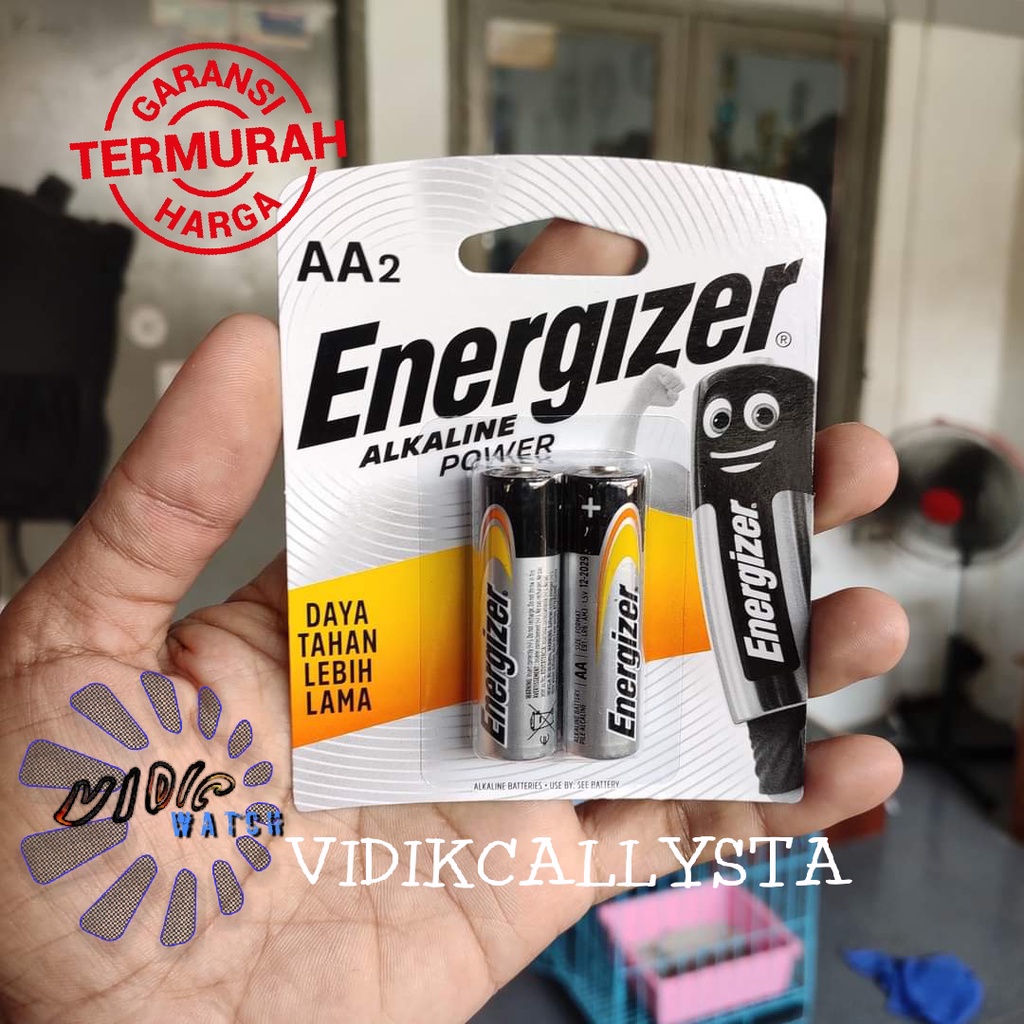 BATERAI ENERGIZER ALKALINE POWER AA AAA A3 A2 E91 LR6 / AAA A3 E92 LR03 1.5V ASLI ISI 2