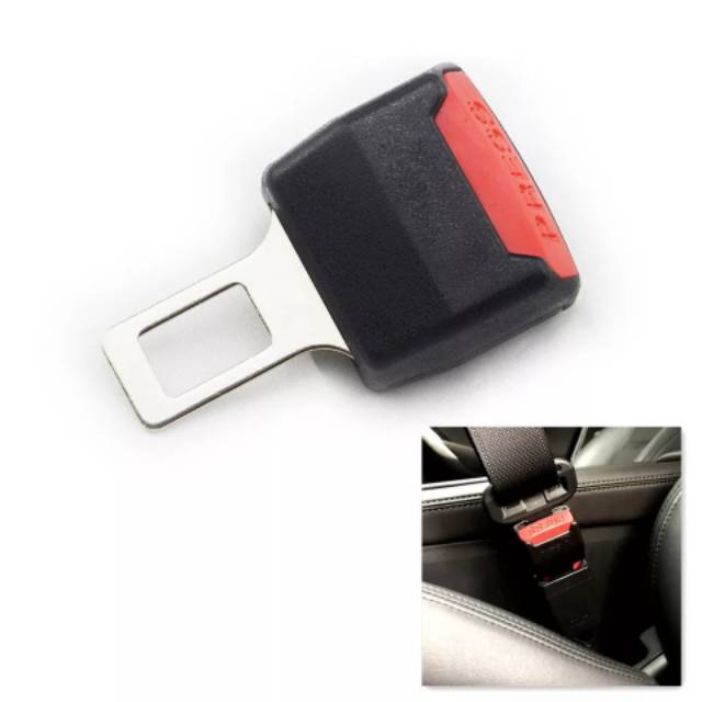 Seat Belt Car Buzzer Stopper Mobil Klip Clip Penghalang Bunyi Sensor Alarm Seatbelt Manual Matic