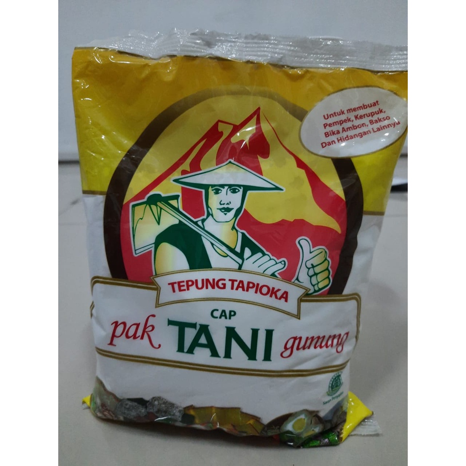 

Tepung Tapioka Cap Pak Tani - 500 Gram