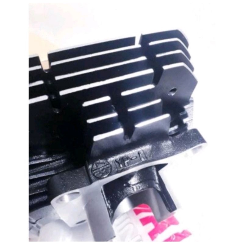 BLOK BLOCK SEHER BORING PLUS PISTON KIT SET YP1 DAN YP2 CEK VARIASI RXKING RX KING RX K ORIGINAL-YP 1 TANPA SEHER KIT