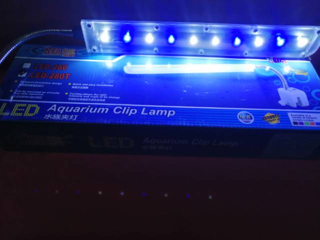 Lampu led aquascape aquarium jepit SEA STAR LED 280T