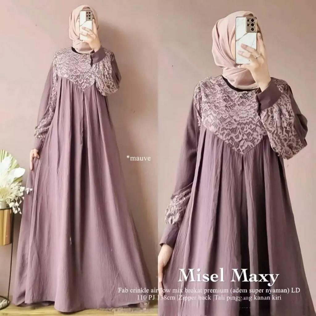 COD DRESS KONDANGAN/ GAMIS BRUKAT/ TERBARU 2023/ MISEL MAXY/ CRINKLE AIRFLOW