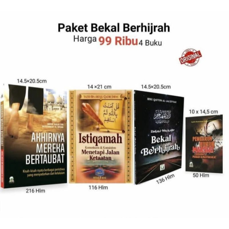 Paket buku bekal berhijrah