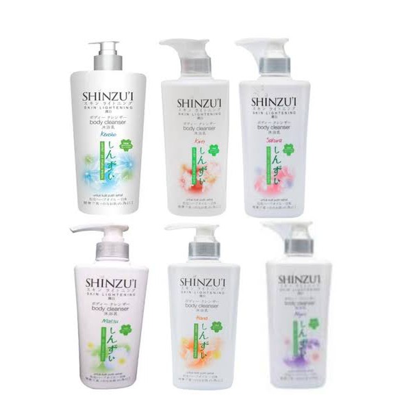 Shinzui Body Cleanser Pump 500ml Hana,Matsu,Sakura, Kirei, Kensho [ORIGINAL]