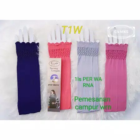 TBI Manset Kerut Hand Sock Sarung Lengan Kerut Fashion Muslim Arm Sleeve