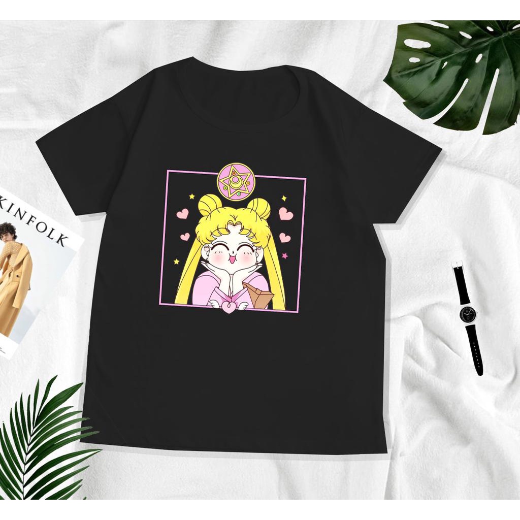 KAOS SAILOR MOON LOVES/KAOS TERLUCU/KAOS WANITA TERBARU/KAOS TERPOLPULER/BISA CUSTOM/KAOS SANTAI/SIMPLE/OVERSIZE